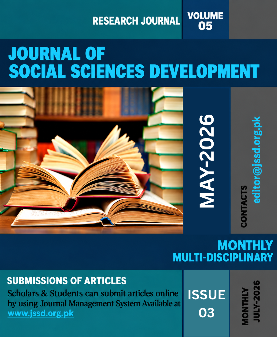 					View Vol. 5 No. 3 (2026): JOURNAL OF SOCIAL SCIENCES DEVELOPMENT
				