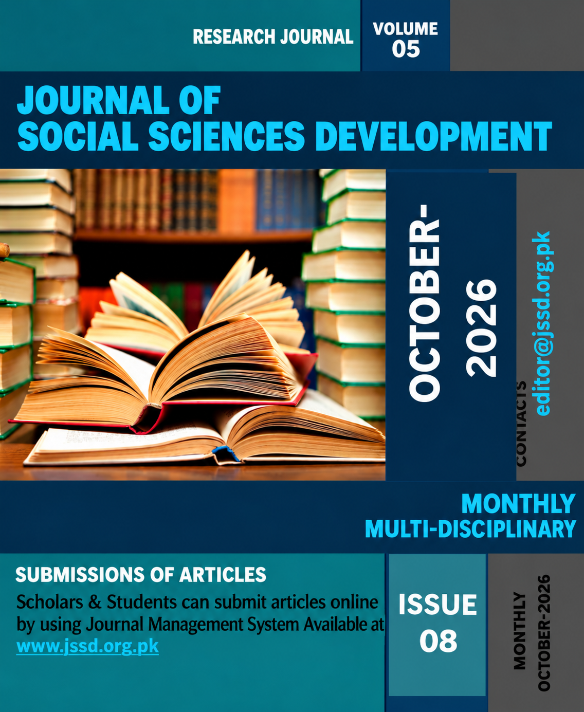 					View Vol. 5 No. 8 (2026): JOURNAL OF SOCIAL SCIENCES DEVELOPMENT 
				